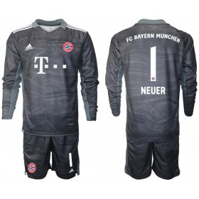 Bayern Monaco Manuel Neuer 1 Portiere Bambino Maglia Trasferta  2021/2022 Manica Lunga (+ Pantaloncini)